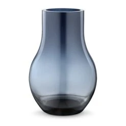 Georg Jensen Cafu Glazen Vaas Blauw