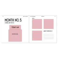 Design Letters My First Year Book 18 Design Letters My First Year Book -Woondecoratie Winkel 26532 02 04 5800217c25