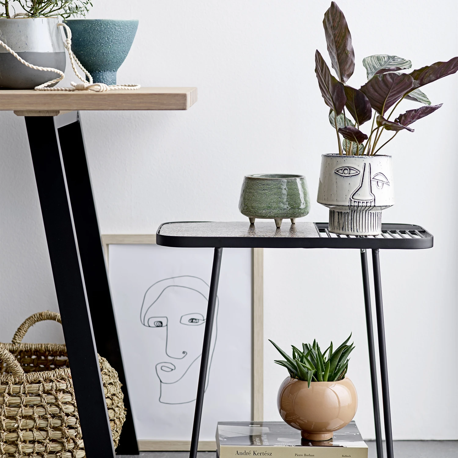 Bloomingville Bloempot Op Voet Ø15 Cm 5 Bloomingville Bloempot Op Voet Ø15 Cm - Afbeelding 3