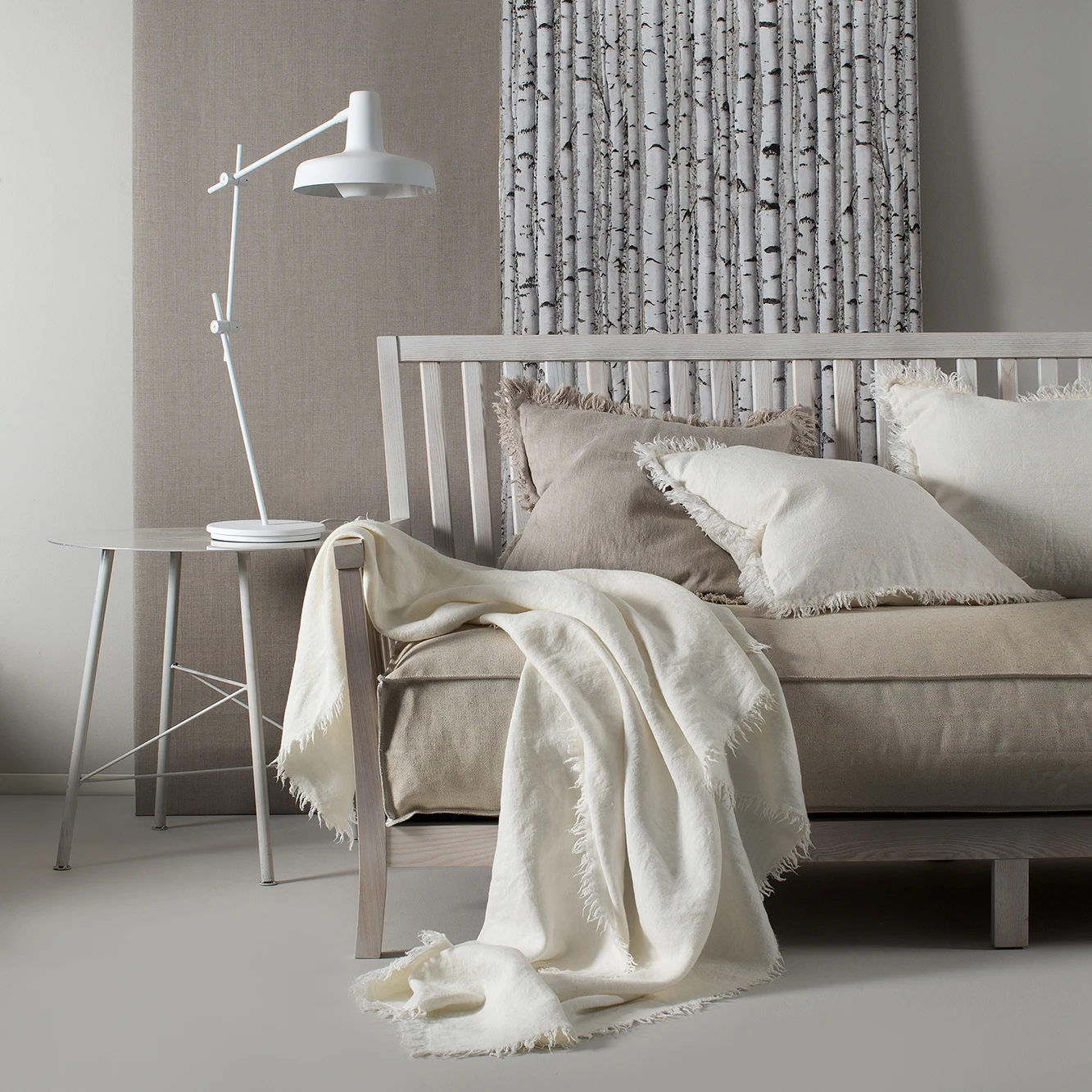 Merlin Plaid Van Linnen 130x170 Cm 4 Merlin Plaid Van Linnen 130x170 Cm - Afbeelding 2