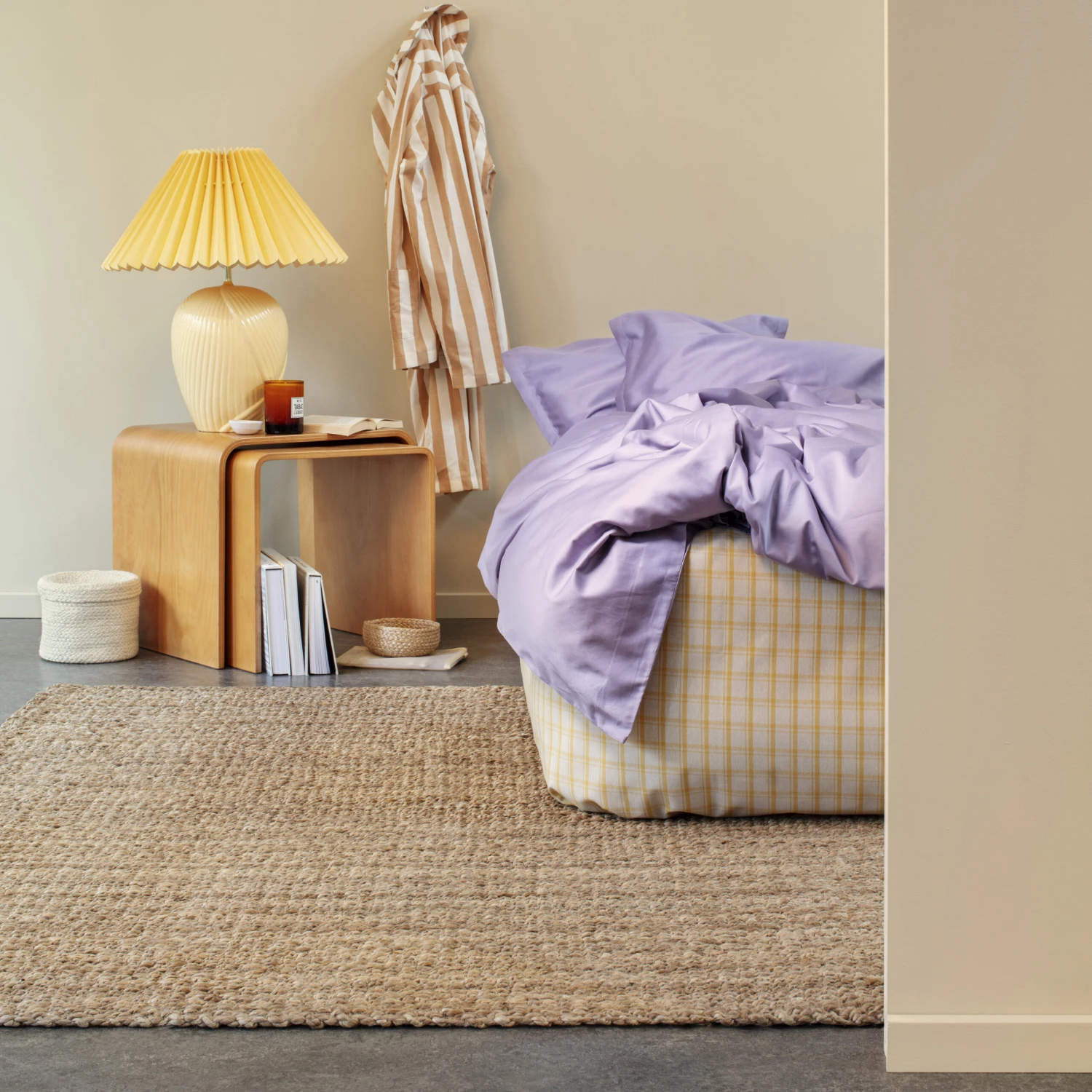 Dixie Freja Vloerkleed Natuur 4 Dixie Freja Vloerkleed Natuur - Afbeelding 2