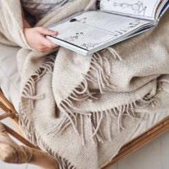 Sandstone Wollen Plaid 130x180 Cm -Woondecoratie Winkel 45453 02 04 9cf2f71d0a