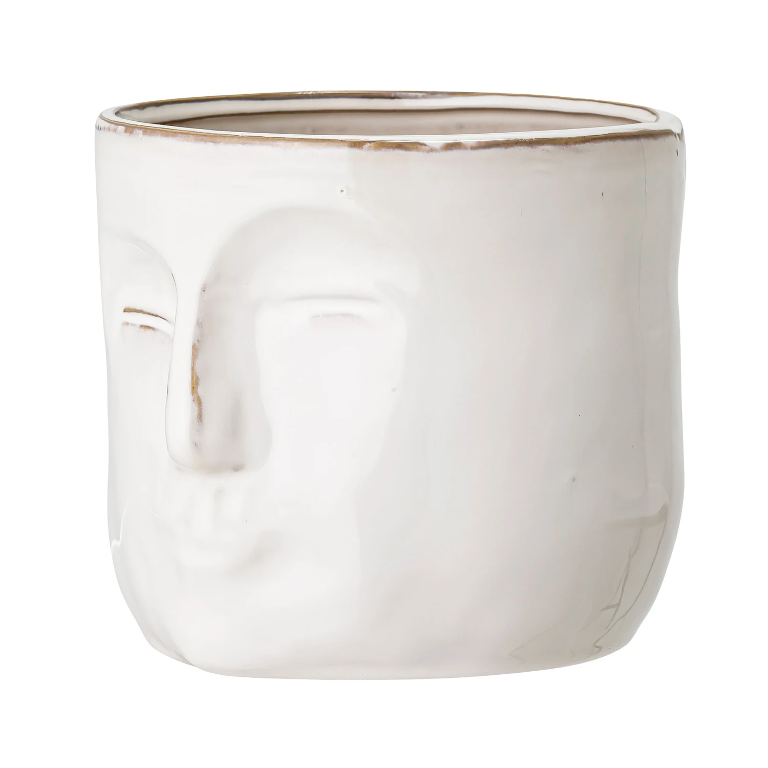 Bloomingville Pot Met Gezicht 16,5x18 Cm 5 Bloomingville Pot Met Gezicht 16,5x18 Cm - Afbeelding 3