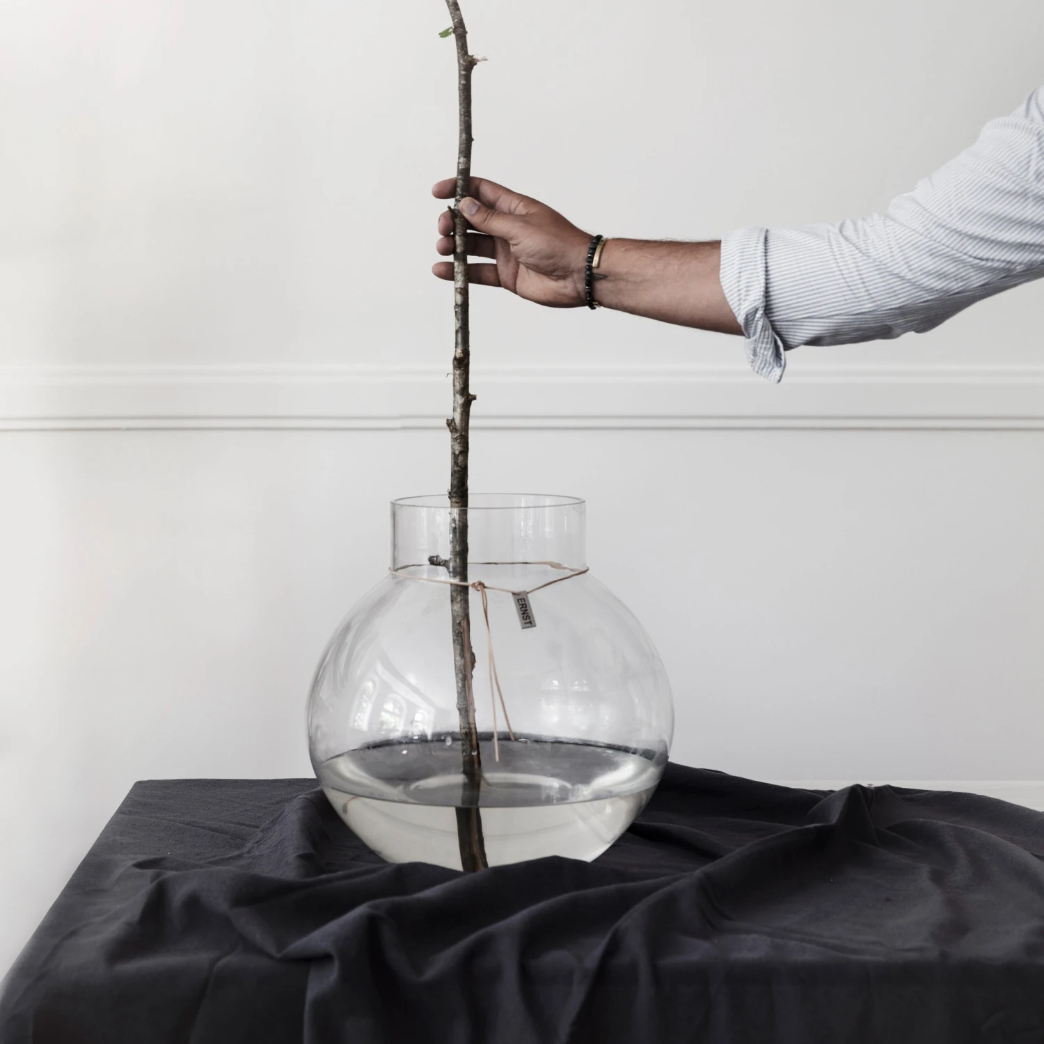 Ernst Glazen Vaas H29 Cm Ø30 Cm 4 Ernst Glazen Vaas H29 Cm Ø30 Cm - Afbeelding 2