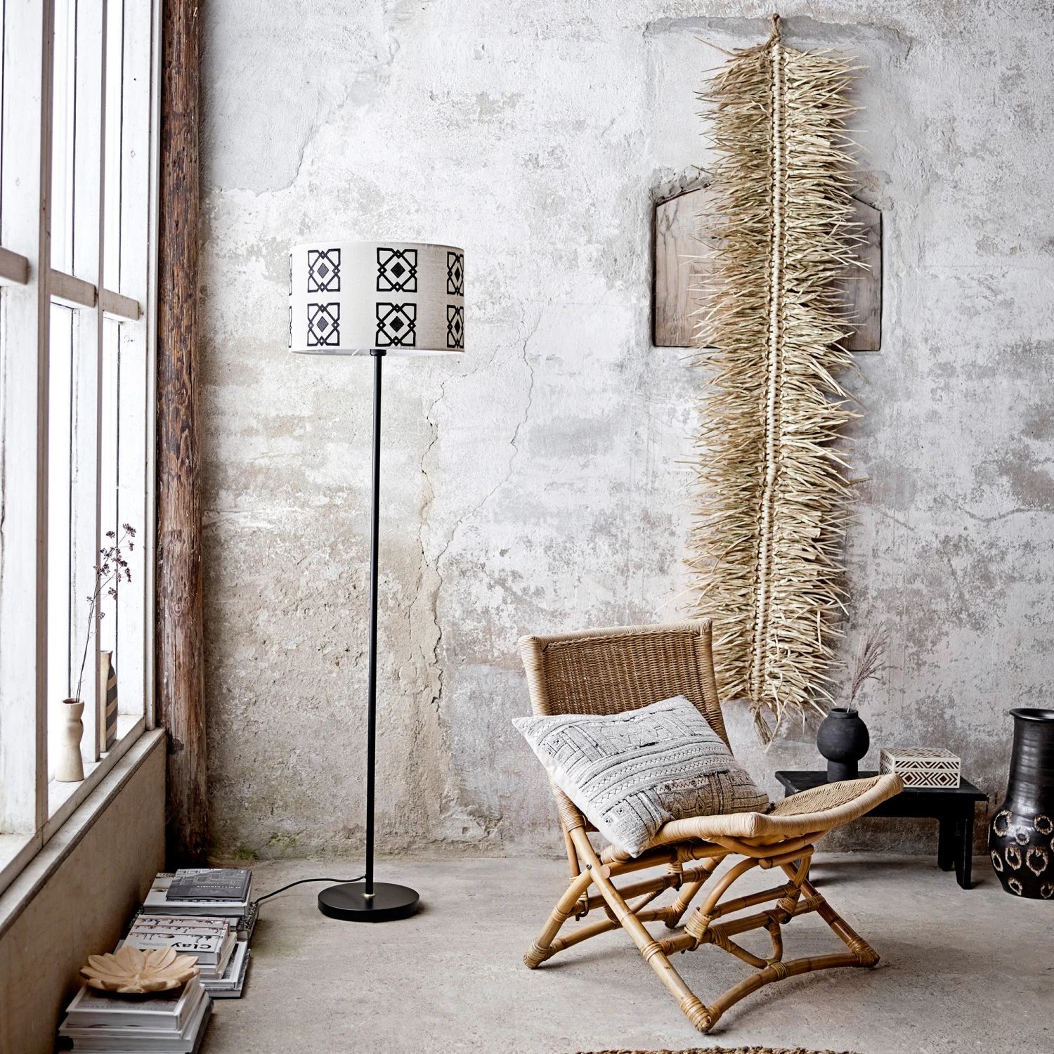 Bloomingville Malic Vloerkleed Ø150 Cm 4 Bloomingville Malic Vloerkleed Ø150 Cm - Afbeelding 2