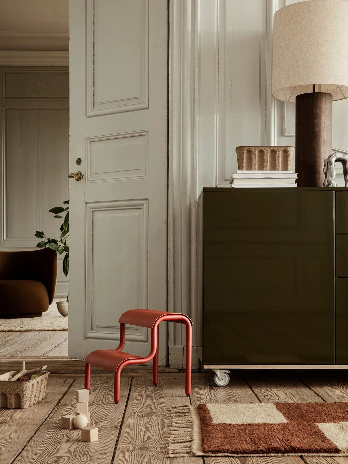 Ferm LIVING Mara Handgeknoopt Tapijt 80x120 Cm 4 Ferm LIVING Mara Handgeknoopt Tapijt 80x120 Cm - Afbeelding 2