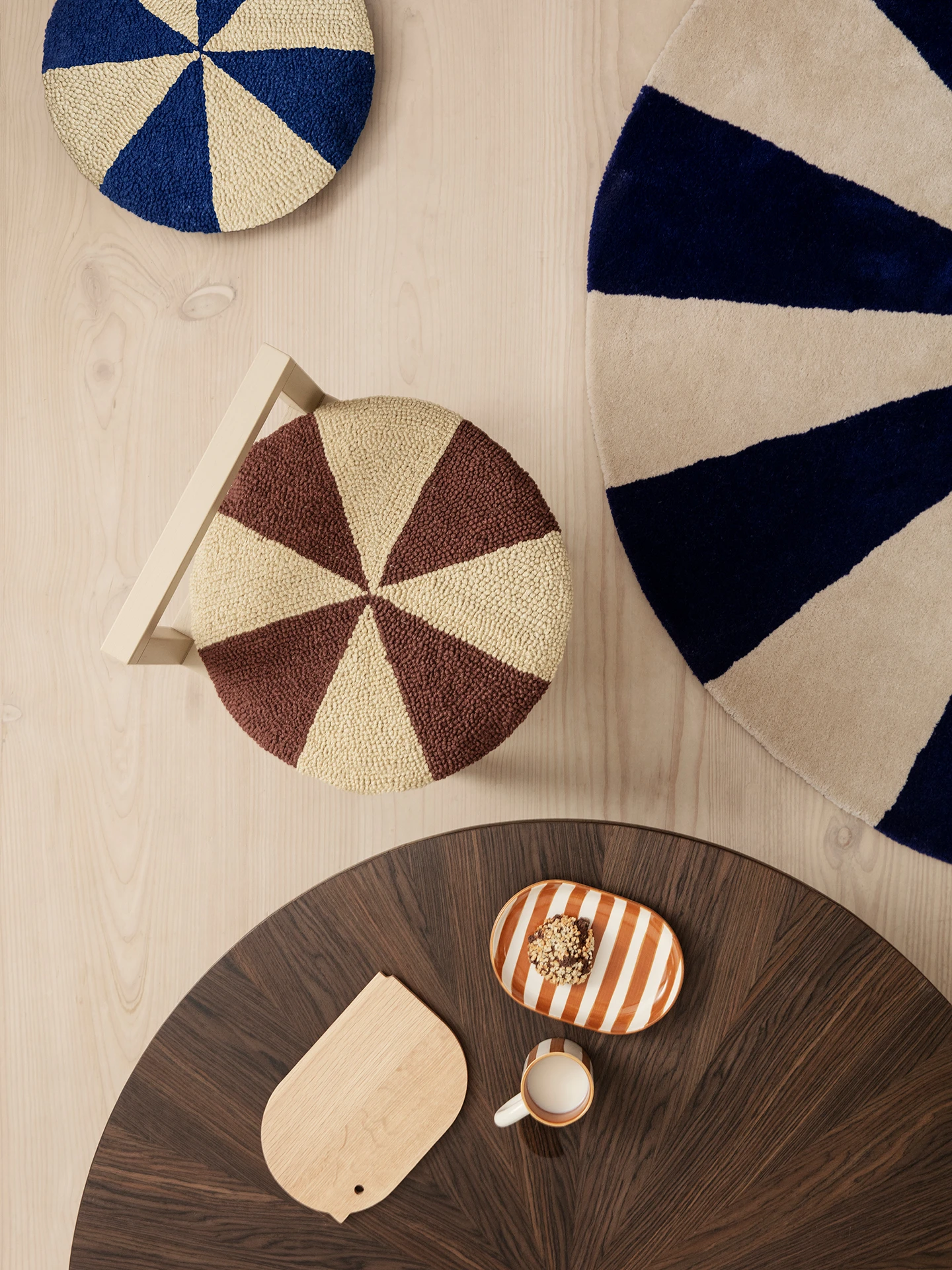 Ferm LIVING Arch Rond Kussen Ø40 Cm 4 Ferm LIVING Arch Rond Kussen Ø40 Cm - Afbeelding 2