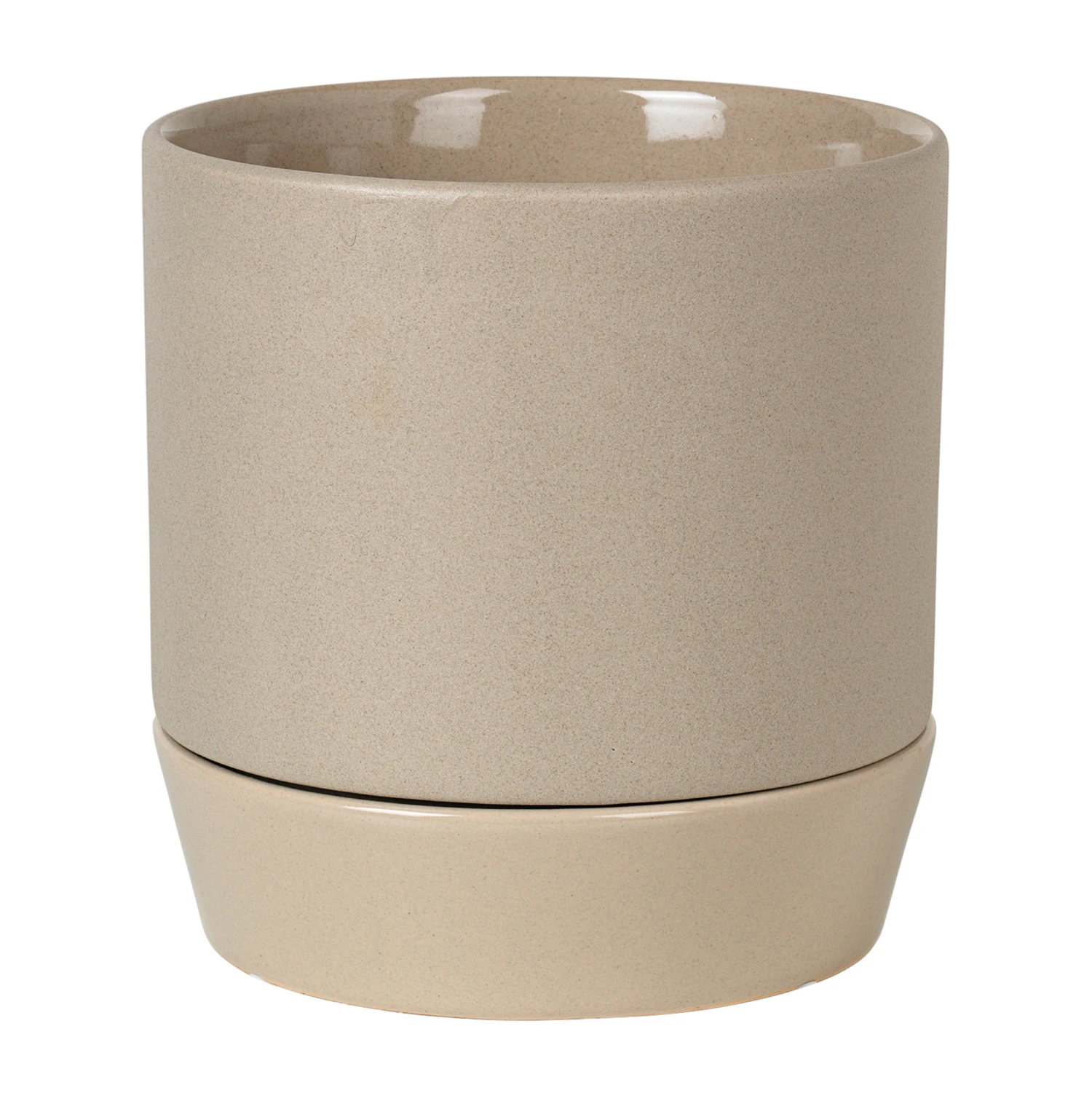 Broste Copenhagen Denise Bloempot Met Schotel Ø18 Cm 3 Broste Copenhagen Denise Bloempot Met Schotel Ø18 Cm