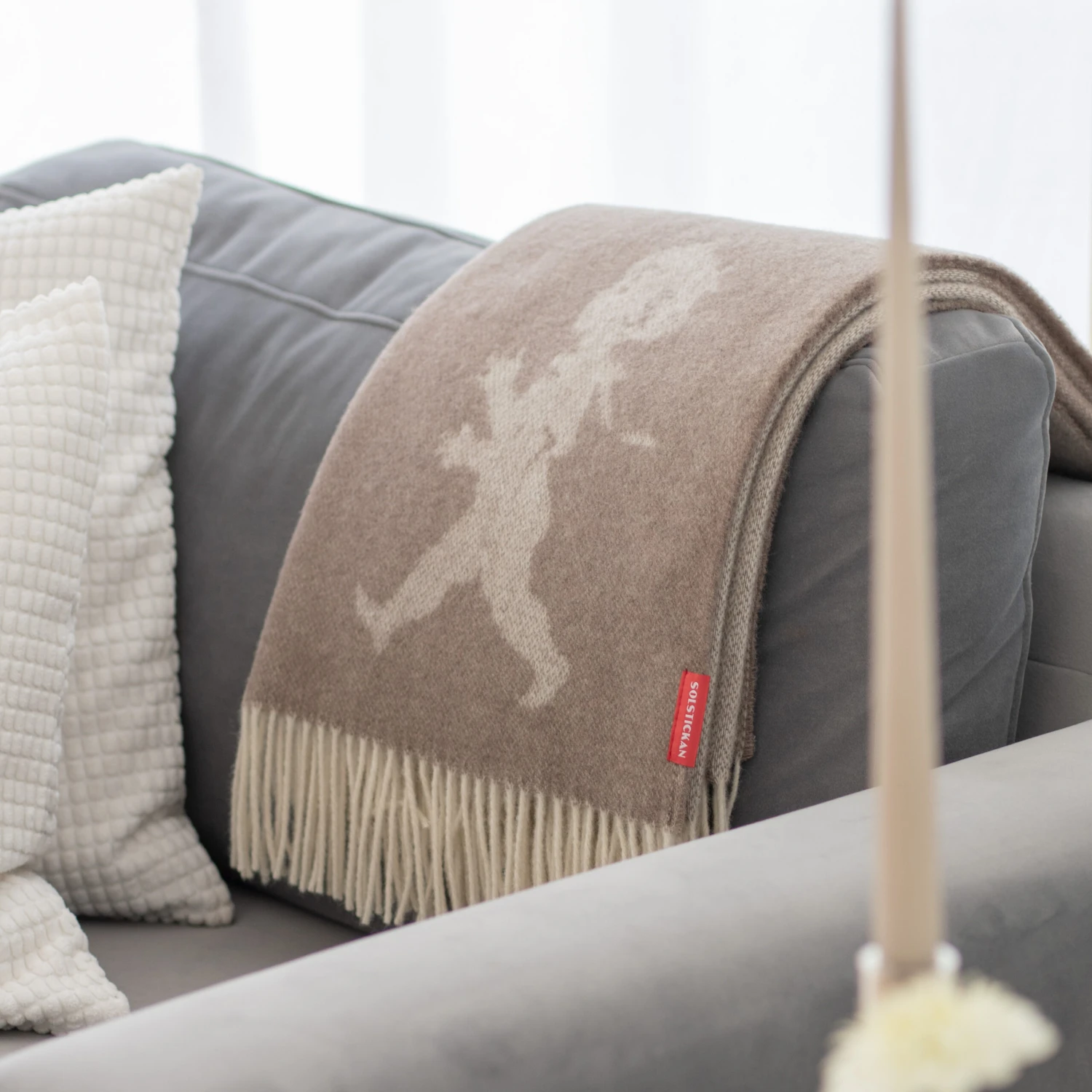 Solstickan Plaid Merinowol 130x170 Cm 4 Solstickan Plaid Merinowol 130x170 Cm - Afbeelding 2