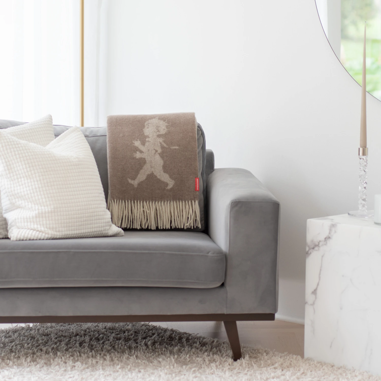 Solstickan Plaid Merinowol 130x170 Cm 5 Solstickan Plaid Merinowol 130x170 Cm - Afbeelding 3