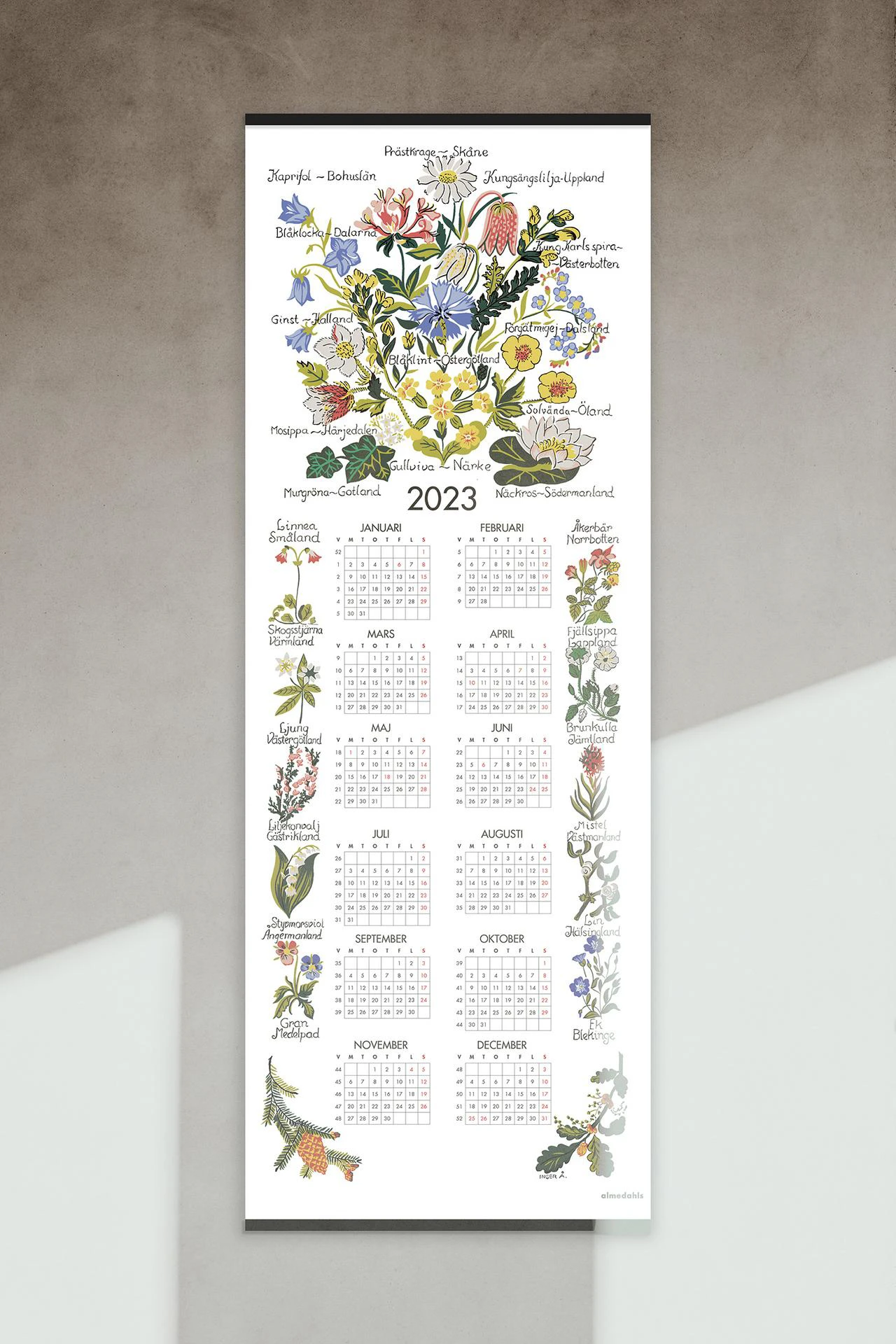 Landschapsbloemen Kalender 2023 4 Landschapsbloemen Kalender 2023 - Afbeelding 2