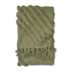 Classic Collection Edge Katoenen Plaid 130x170 Cm