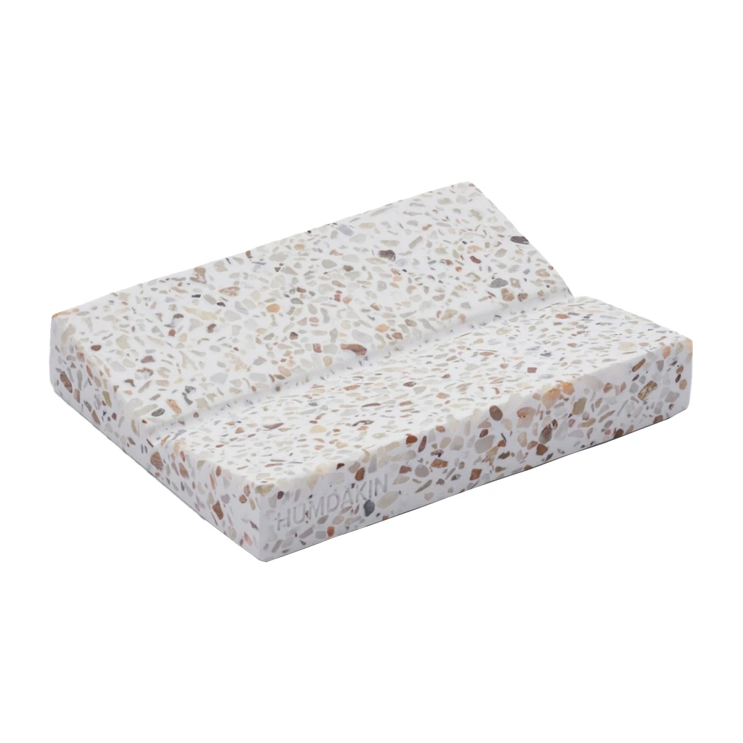 Humdakin Terrazzo Zeepbakje 9x19 Cm 3 Humdakin Terrazzo Zeepbakje 9x19 Cm
