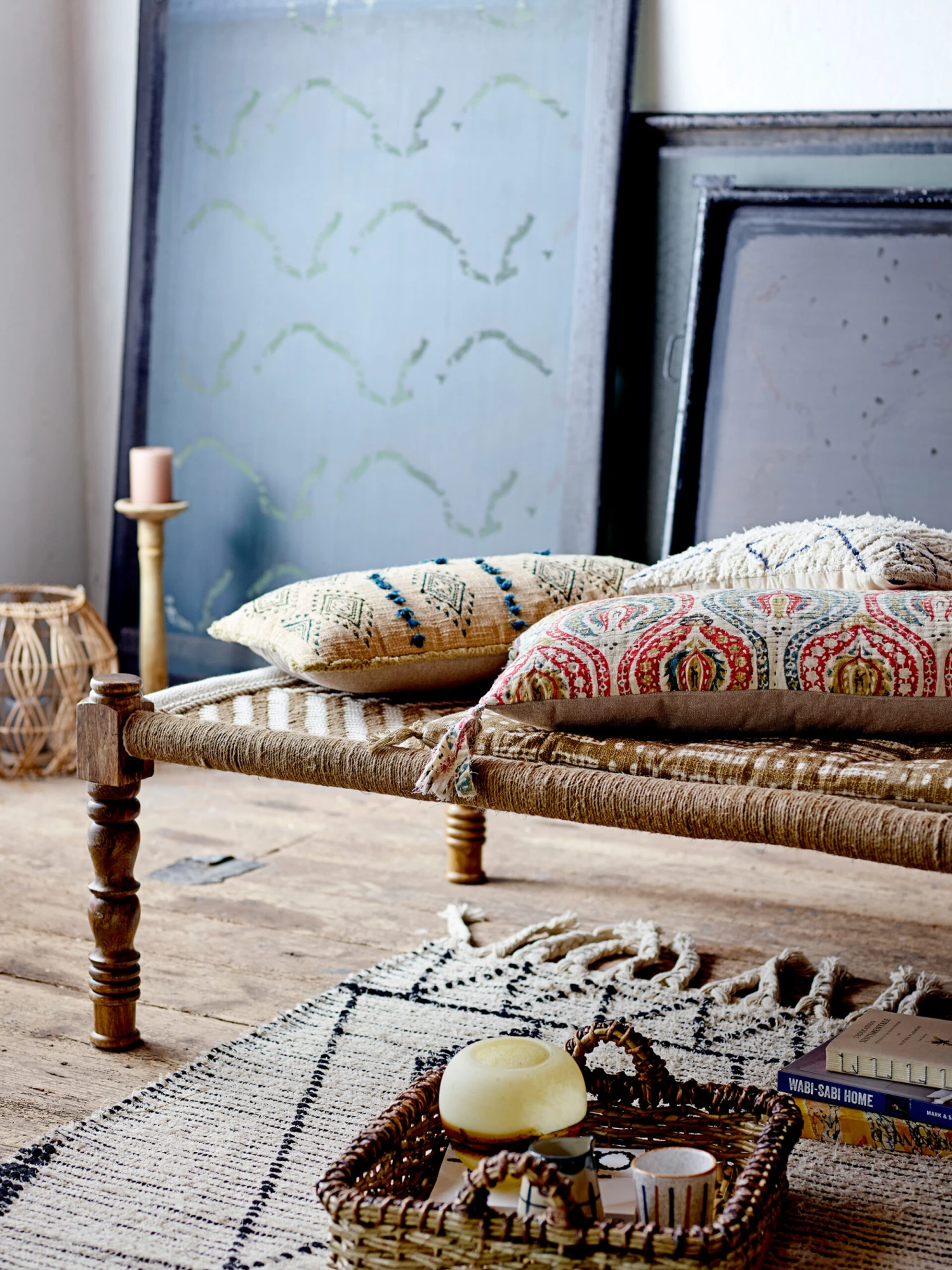 Bloomingville Maiga Lantaarn Ø30x41 Cm 5 Bloomingville Maiga Lantaarn Ø30x41 Cm - Afbeelding 3