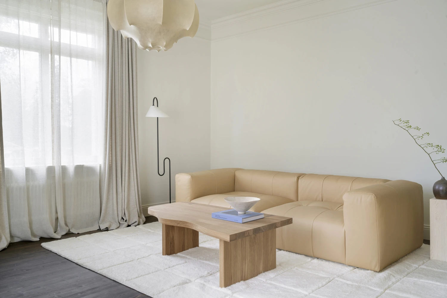 Piet Checked Wollen Vloerkleed 5 Piet Checked Wollen Vloerkleed - Afbeelding 3