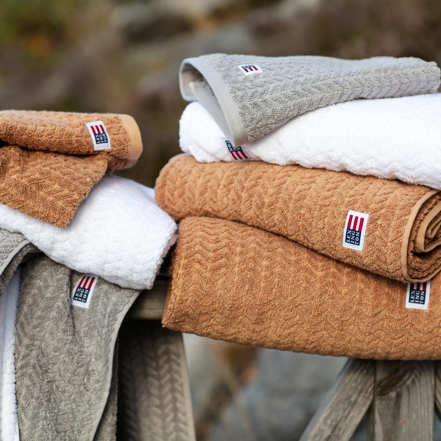 Lexington Icons Structured Handdoek 30x50 Cm 5 Lexington Icons Structured Handdoek 30x50 Cm - Afbeelding 3