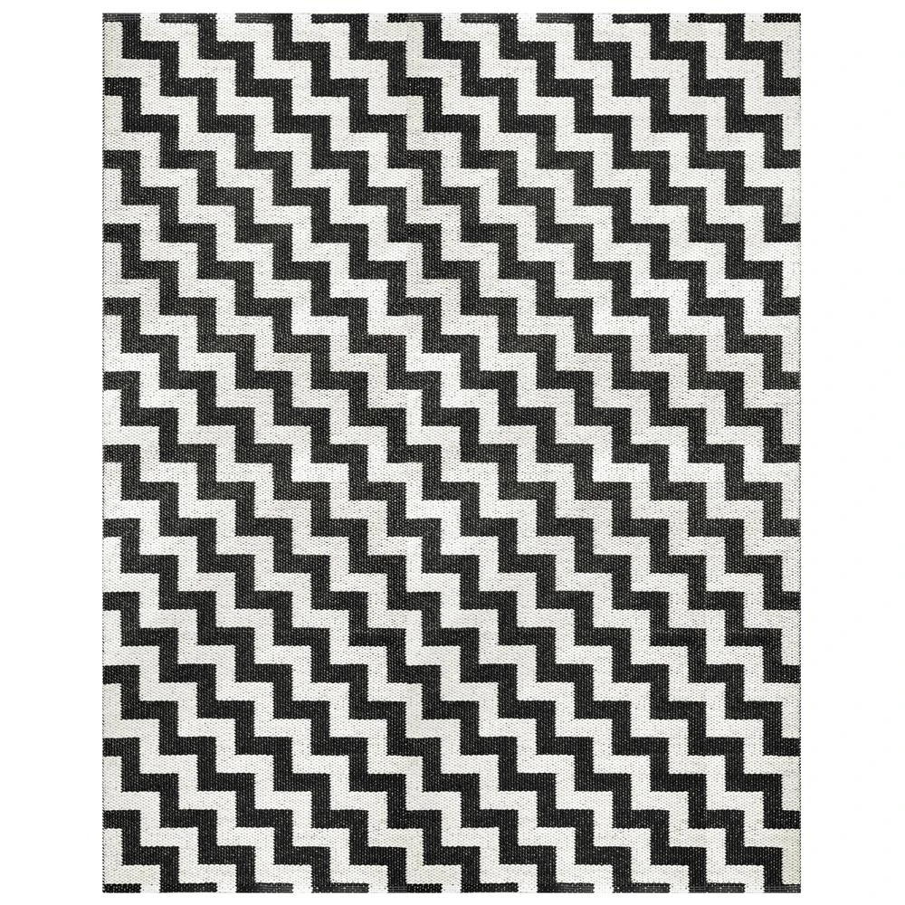 Gunnel Vloerkleed Zwart Groot 3 Gunnel Vloerkleed Zwart Groot