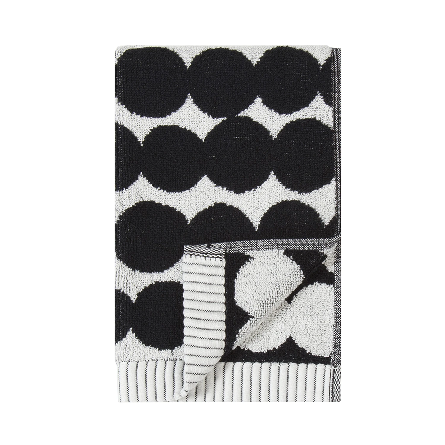 Marimekko Räsymatto Handdoek Zwart 4 Marimekko Räsymatto Handdoek Zwart - Afbeelding 2