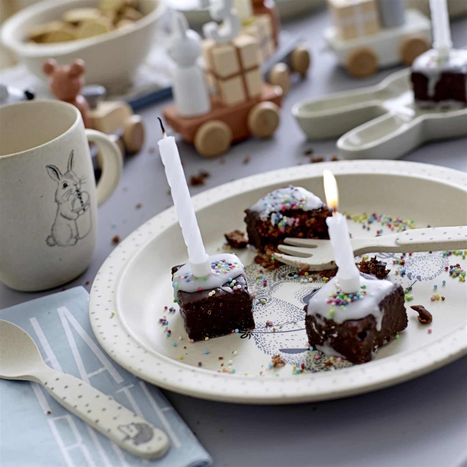 Bloomingville Verjaardag Speelgoed Trein 4 Bloomingville Verjaardag Speelgoed Trein - Afbeelding 2