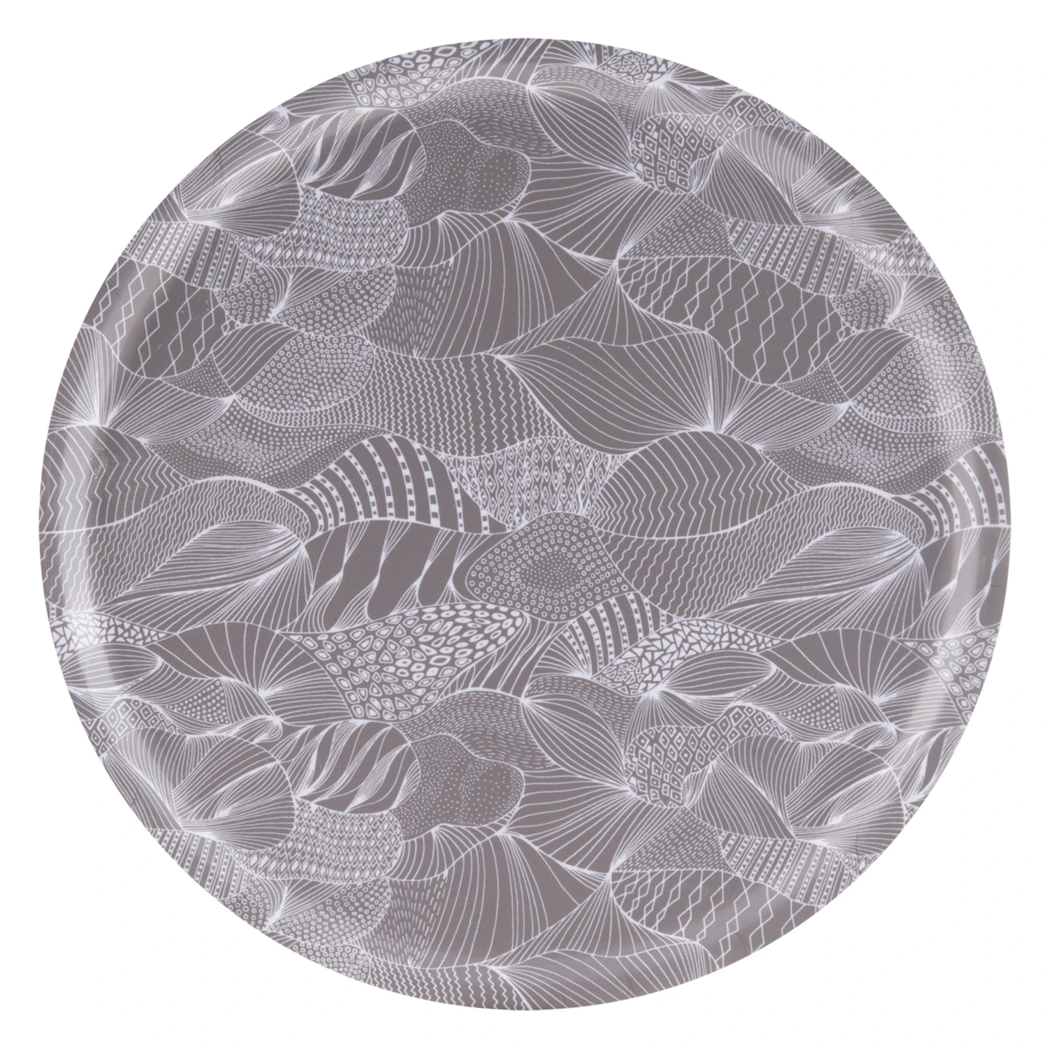 Japanese Landscape Dienblad Ø 38 Cm. 3 Japanese Landscape Dienblad Ø 38 Cm.